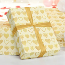 Warm Crème Minimale Hartjes Valentijns Cadeau