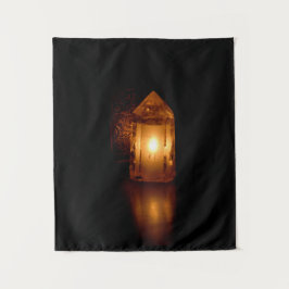 Warm Crystal Glow Tapestry Wandkleed