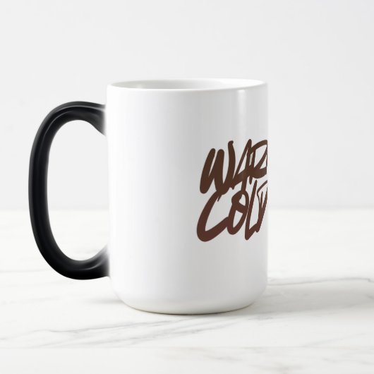 Warm Cup • Cold Night — Cozy Winter Ceramic Mug Magische Mok (Links)