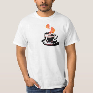 warm cup of coffee t-shirt