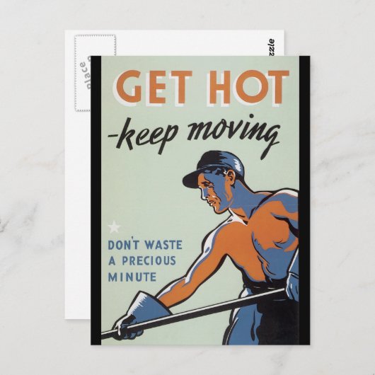 Warm de Tweede Wereldoorlog Briefkaart (Voorkant / Achterkant)