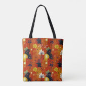 Warm Desert Bloom Wellness Canvas tas (Achterkant)