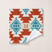 Warm Desert Dreams Zuidwestelijke Rustieke Patroon Bad Handdoek (Wasdoekje)