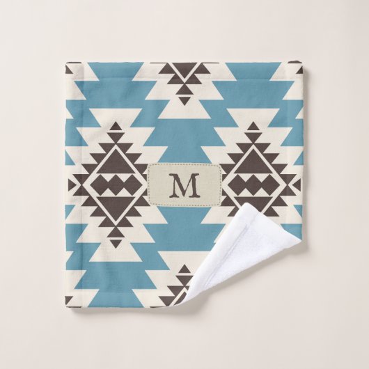 Warm Desert Dreams Zuidwestelijke Rustieke Patroon Bad Handdoek (Wasdoekje)