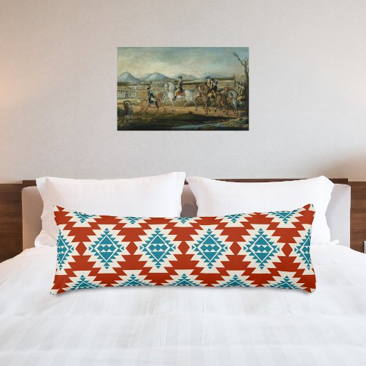 Warm Desert Dreams Zuidwestelijke Rustieke Patroon Lichaamskussen