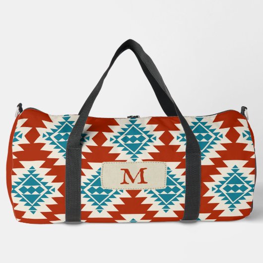 Warm Desert Dreams Zuidwestelijke Rustieke Patroon Plunjezak (Voorkant)