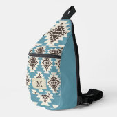 Warm Desert Dreams Zuidwestelijke Rustieke Patroon Sling Bag (Rechterhoek)