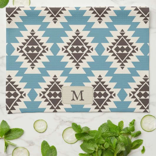 Warm Desert Dreams Zuidwestelijke Rustieke Patroon Theedoek (Gevouwen)