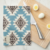 Warm Desert Dreams Zuidwestelijke Rustieke Patroon Theedoek (Quarter Fold)