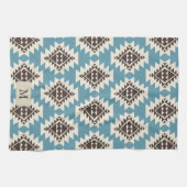 Warm Desert Dreams Zuidwestelijke Rustieke Patroon Theedoek (Horizontaal)