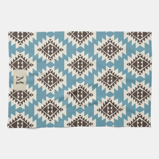 Warm Desert Dreams Zuidwestelijke Rustieke Patroon Theedoek (Horizontaal)