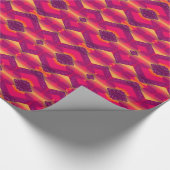 Warm Diamonds : modern tribaal Aztec Gift Paper Cadeaupapier (Hoek)