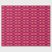 Warm Diamonds : modern tribaal Aztec Gift Paper Cadeaupapier (Vlak)