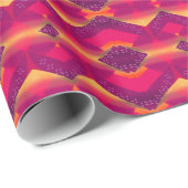 Warm Diamonds : modern tribaal Aztec Gift Paper Cadeaupapier (Rol Hoek)