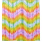 Warm Dragon Scales Douchegordijn (Voorkant)