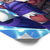 Warm Drink voor een Koud Night Poster (Hoek)