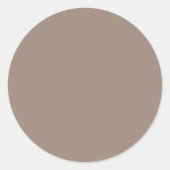 Warm Dusty Rose Background – Wedding Design Ronde Sticker (Voorkant)