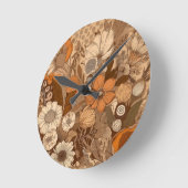 Warm Earth Tone Bohemian Wall klok (Hoek)
