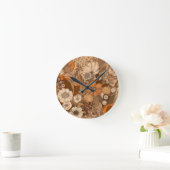 Warm Earth Tone Bohemian Wall klok (Huis)