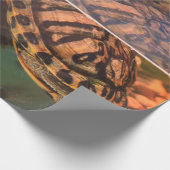 Warm Earth-Tone Turtle Wrapping Paper Cadeaupapier (Hoek)