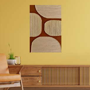 Warm Earth Tone Wall Art Poster