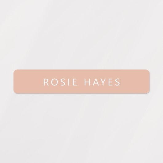 Warm Earthy Boho Name Labels (Design 2)