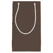 Warm Earthy Brown Gift Bag Klein Cadeauzakje (Voorkant)