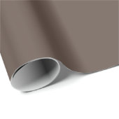 Warm Earthy Brown Wrapping Paper Roll Cadeaupapier (Rol Hoek)