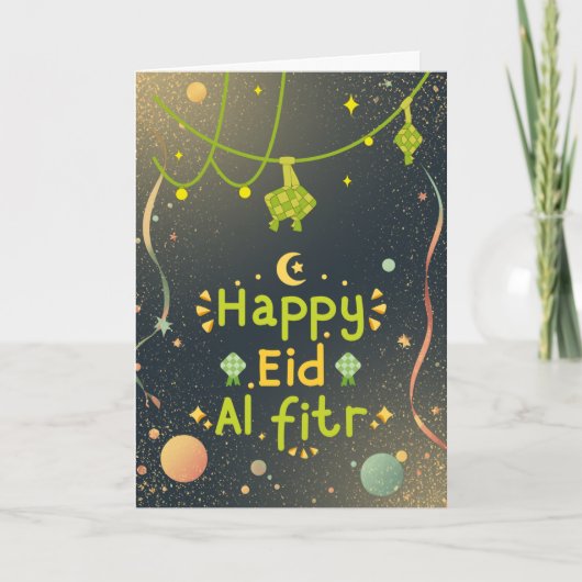 Warm Eid-vieringsontwerp Kaart (Voorkant)