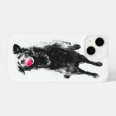 Warm ember accent iPhone hoesje (Achterkant horizontaal)