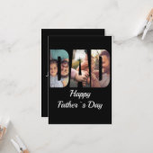 Warm & emotionele aangepaste foto Vaderdag Kaart (Voorkant / Achterkant in situ)