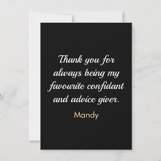 Warm & emotionele aangepaste foto Vaderdag Kaart (Achterkant)