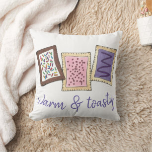 Warm- en broodroosterbroodrooster Junk Food Kussen