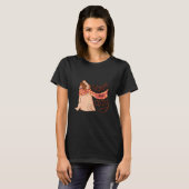 Warm en coli Pug Cute Dog T-shirt (Voorkant volledig)