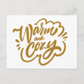 Warm en Cozy Briefkaart (Voorkant)
