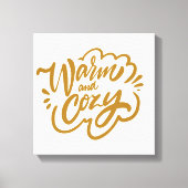 Warm en Cozy Canvas Afdruk (Voorkant)