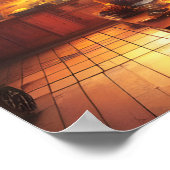 Warm en Cozy Farmhouse Kitchen Digital Art Poster (Hoek)