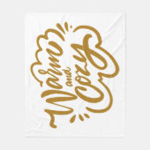 Warm en Cozy Fleece Deken (Voorkant)