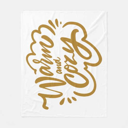 Warm en Cozy Fleece Deken (Voorkant)