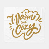 Warm en Cozy Fleece Deken (Voorkant (Horizontaal))