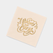 Warm en Cozy Folie Servetten (Links)