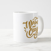 Warm en Cozy Grote Koffiekop (Voorkant rechts)