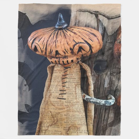 Warm en Cozy Halloween Throw met Pumpkin Herfst Fleece Deken (Voorkant)