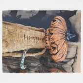 Warm en Cozy Halloween Throw met Pumpkin Herfst Fleece Deken (Voorkant (Horizontaal))