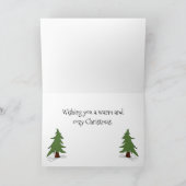 Warm- en Cozy-kerstkaart Feestdagen Kaart (Binnen)