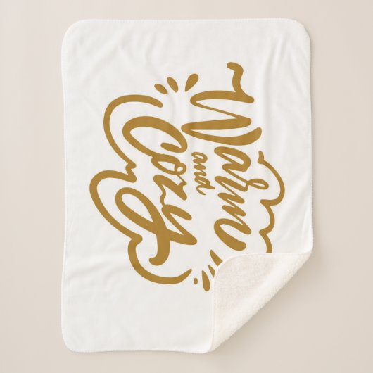 Warm en Cozy Sherpa Deken (Voorkant)