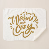 Warm en Cozy Sherpa Deken (Voorkant (horizontaal))