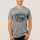 Warm en Cozy Tri-Blend Shirt (Voorkant)