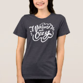 Warm en Cozy Tri-Blend Shirt (Voorkant)