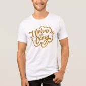 Warm en Cozy Tri-Blend Shirt (Voorkant)